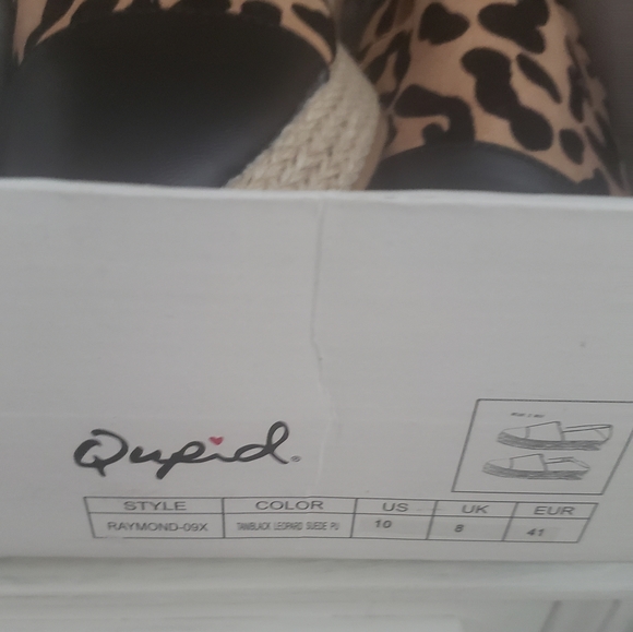 Qupid leopard espadrille flats - Picture 2 of 4